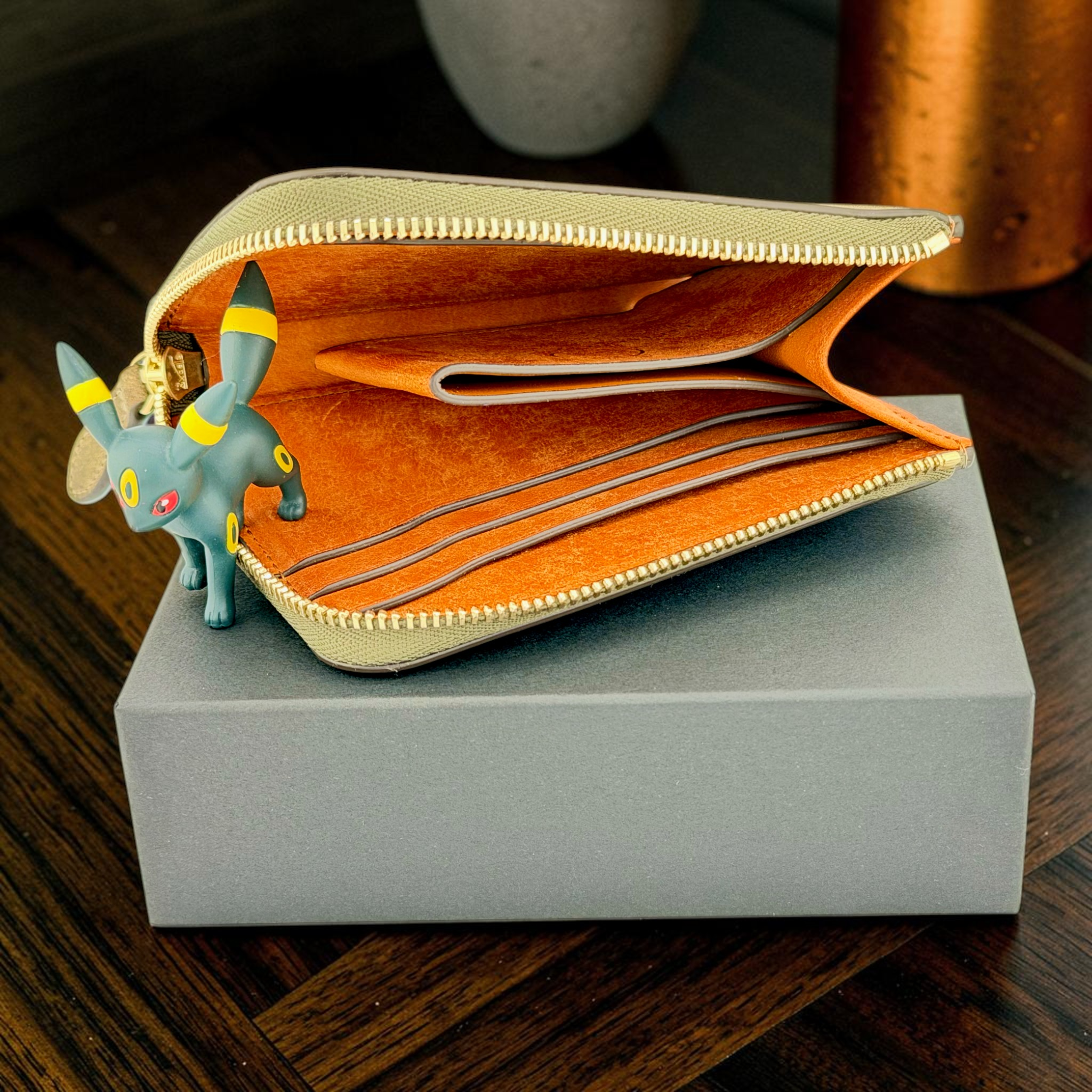 L-Zip Compact Wallet — Pueblo Italian Leather by NOIR GARCON — Everyday Organiser