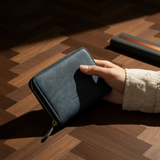 L-Zip Compact Wallet — Pueblo Italian Leather by NOIR GARCON — Everyday Organiser