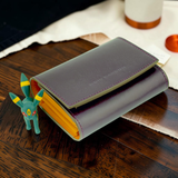 NOIR GARCON Tri-Fold Wallet — Bridle Leather — Compact Capacity — 10.9 × 7.8cm