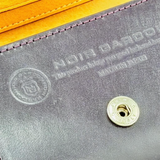 NOIR GARCON Tri-Fold Wallet — Bridle Leather — Compact Capacity — 10.9 × 7.8cm