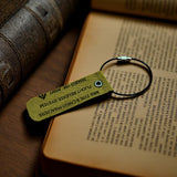 STEVEOSTRAPS | Canvas Key Fob With History