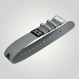 SteveoStraps Military Webbing Pull Through Strap — Quick-Adjust Closure — 18mm/20mm/22mm