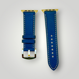 Watchandstrapco｜The Rome - 普魯士藍義大利頭層皮革 Apple Watch 錶帶