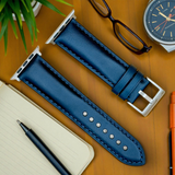 Watchandstrapco | The Athens Full Grain Leather Apple Watch Strap