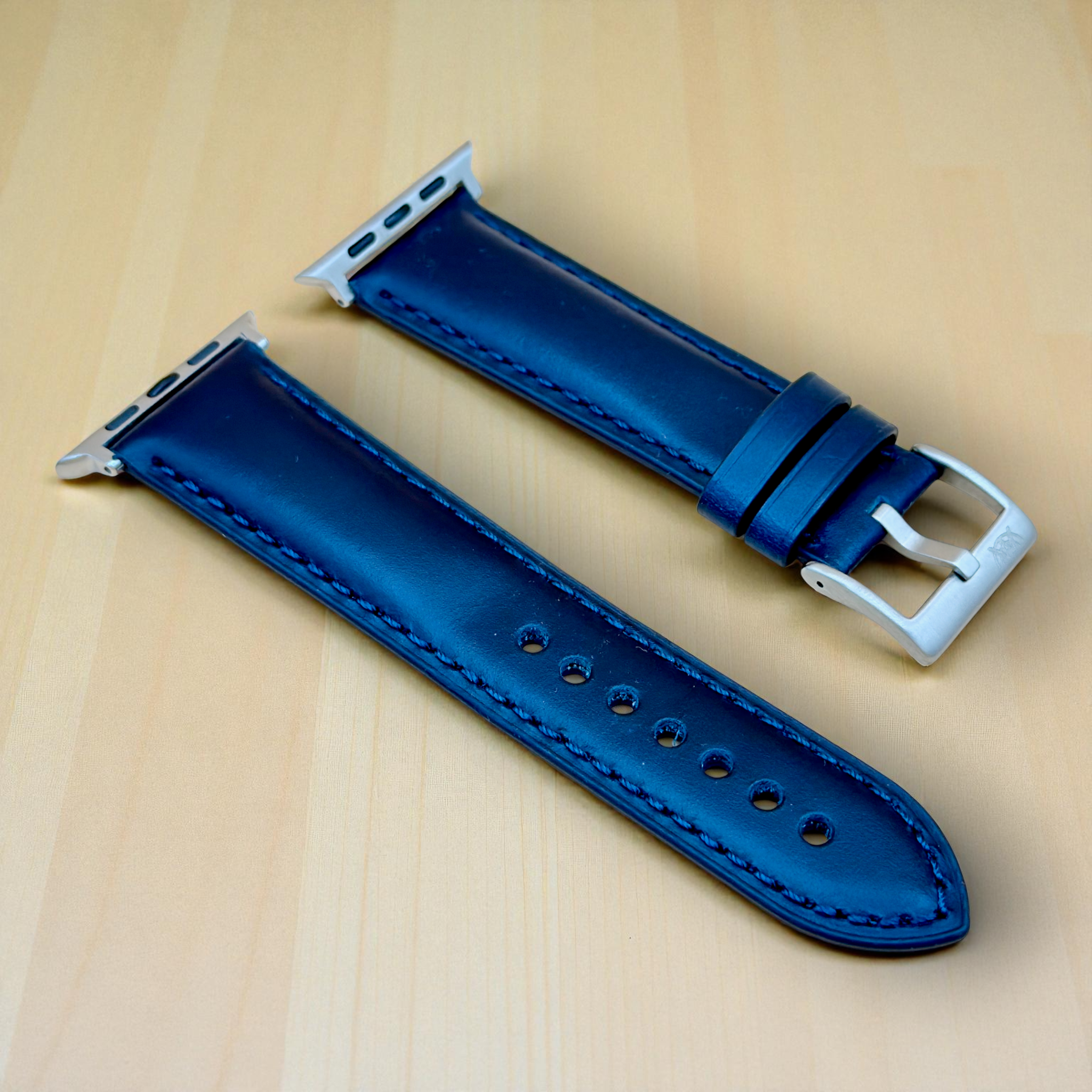 Watchandstrapco | The Athens Full Grain Leather Apple Watch Strap