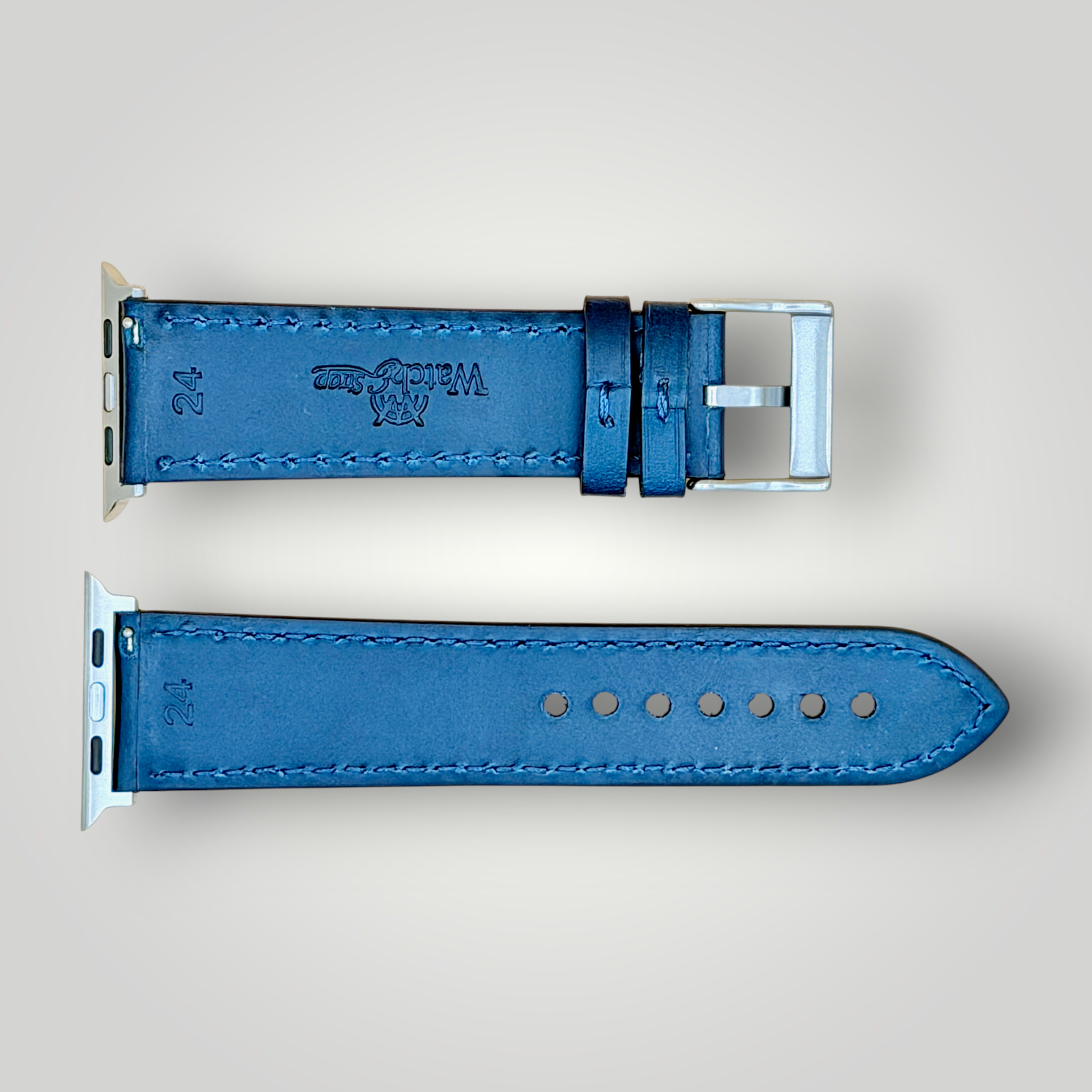 Watchandstrapco | The Athens Full Grain Leather Apple Watch Strap