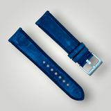Watchandstrapco | The Austin: Air Force Blue Full Grain Leather Watch Strap