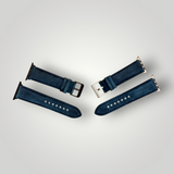 Watchandstrapco | The Austin: Air Force Blue Full Grain Leather Apple Watch Strap