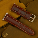Watchandstrapco | The Berlin Padded Leather Apple Watch Strap