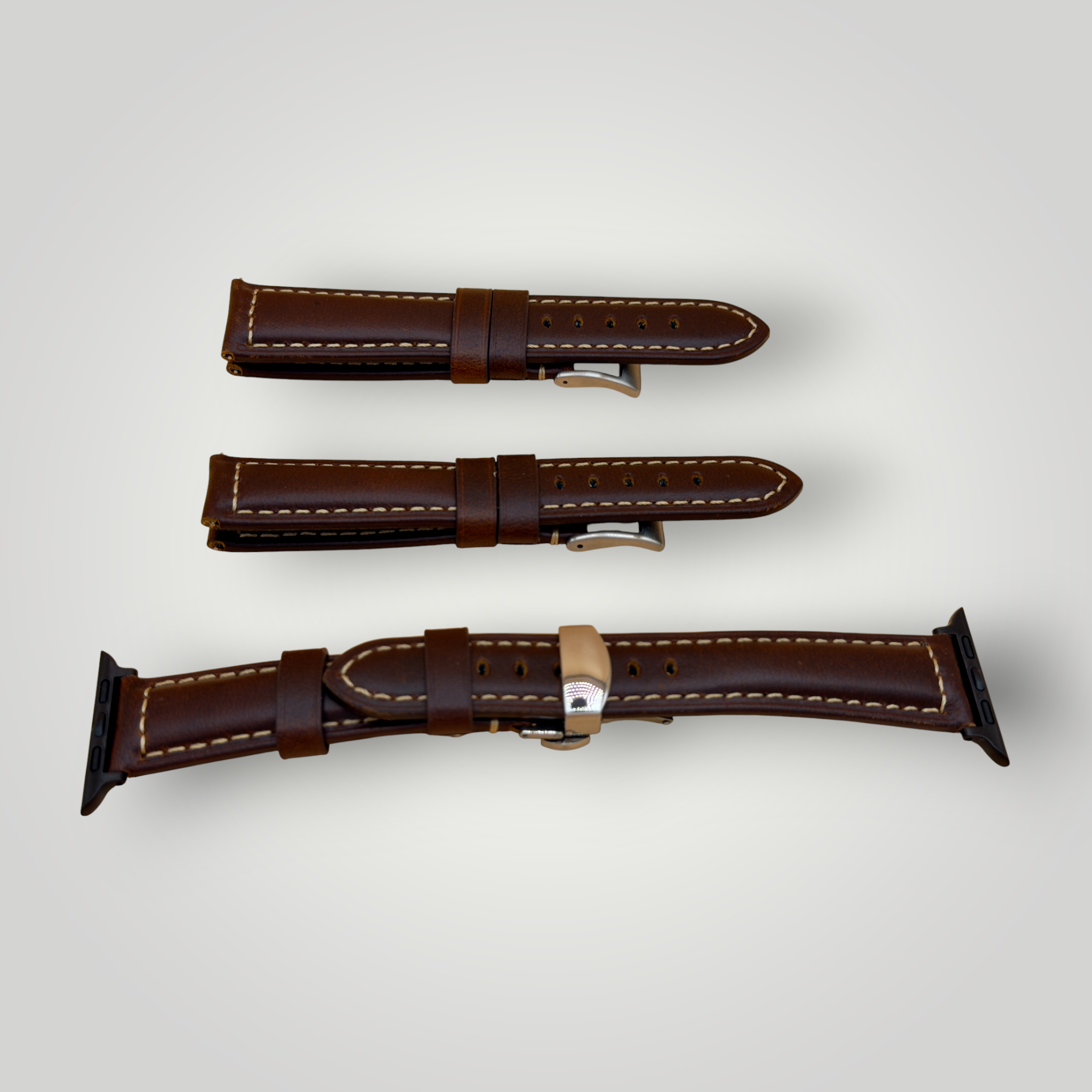 Watchandstrapco | The Berlin 粗獷紋理加厚皮革錶帶 | 雪茄棕、勃根地醇紅、沉穩靛藍