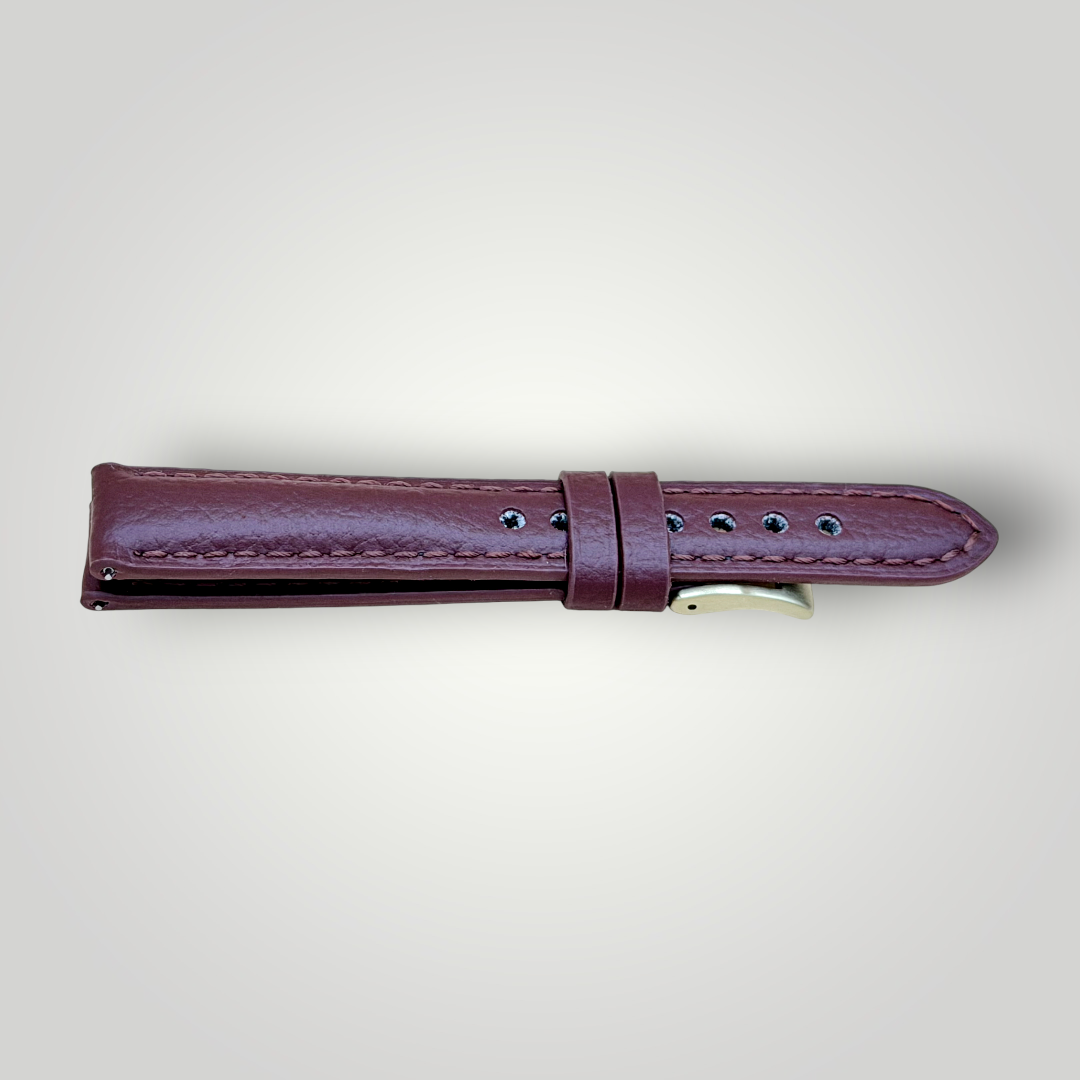 Watchandstrapco | The New York Vegan Leather Watch Strap | Cherry Red