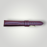 Watchandstrapco | The New York Vegan Leather Watch Strap | Cherry Red