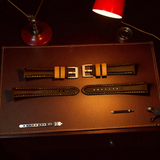 Watchandstrapco | The Oxford: Navy Blue Padded Calf Skin Watch Strap