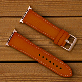 Watchandstrapco | The Rome 銅棕色義大利全粒面皮革錶帶