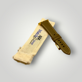 Watchandstrapco | The Venice – Army Green Italian Vegetable Tanned Leather Apple Watch Strap