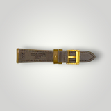 Watchandstrapco | The Venice – Army Green Italian Vegetable Tanned Leather Watch Strap