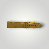 Watchandstrapco | The Venice – Army Green Italian Vegetable Tanned Leather Watch Strap
