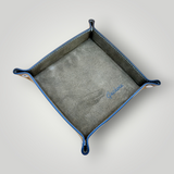 WatchGecko Genuine Leather Watch Tray | Brown Nubuck & Beige Nubuck