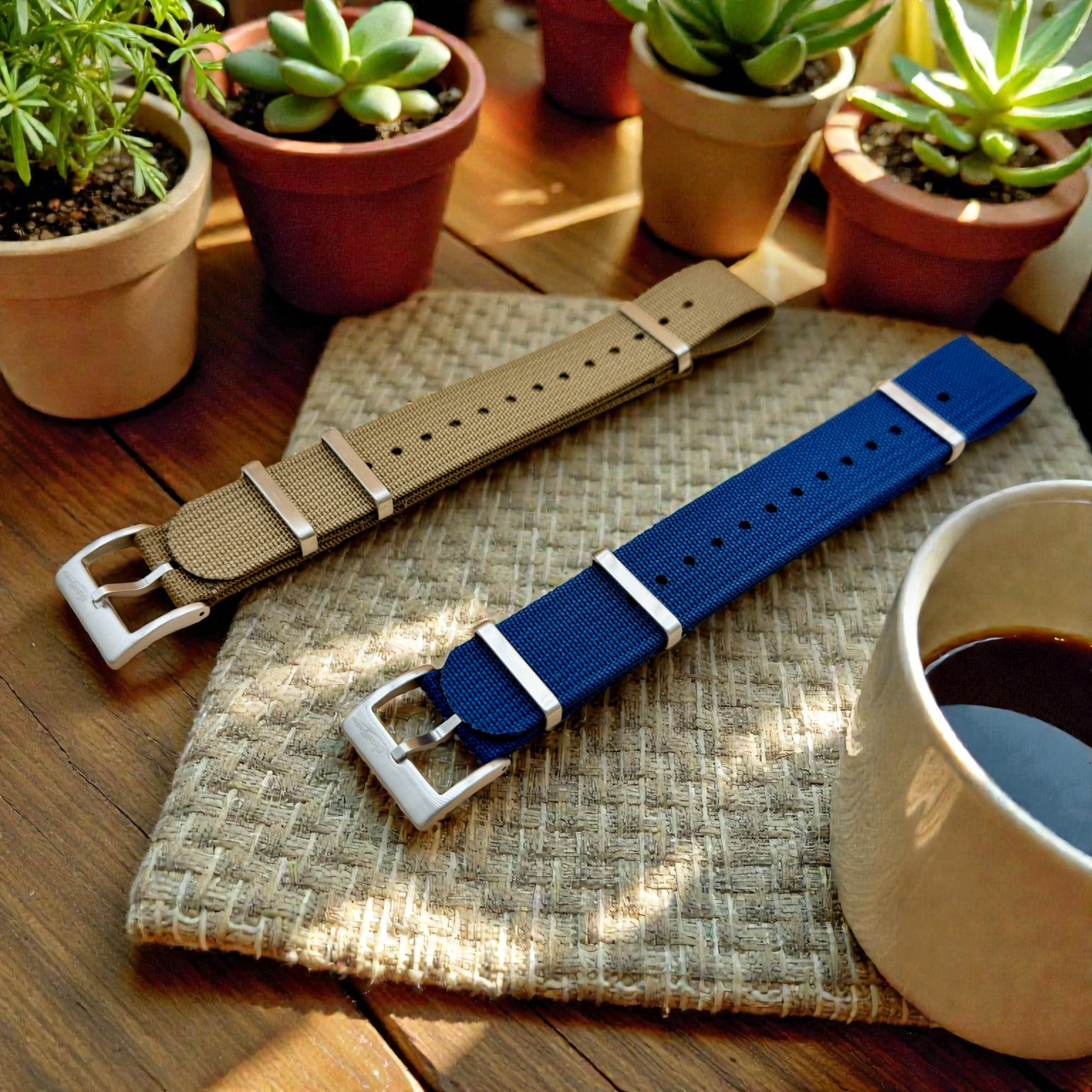 WatchGecko | Ridge Military Nylon Watch Strap