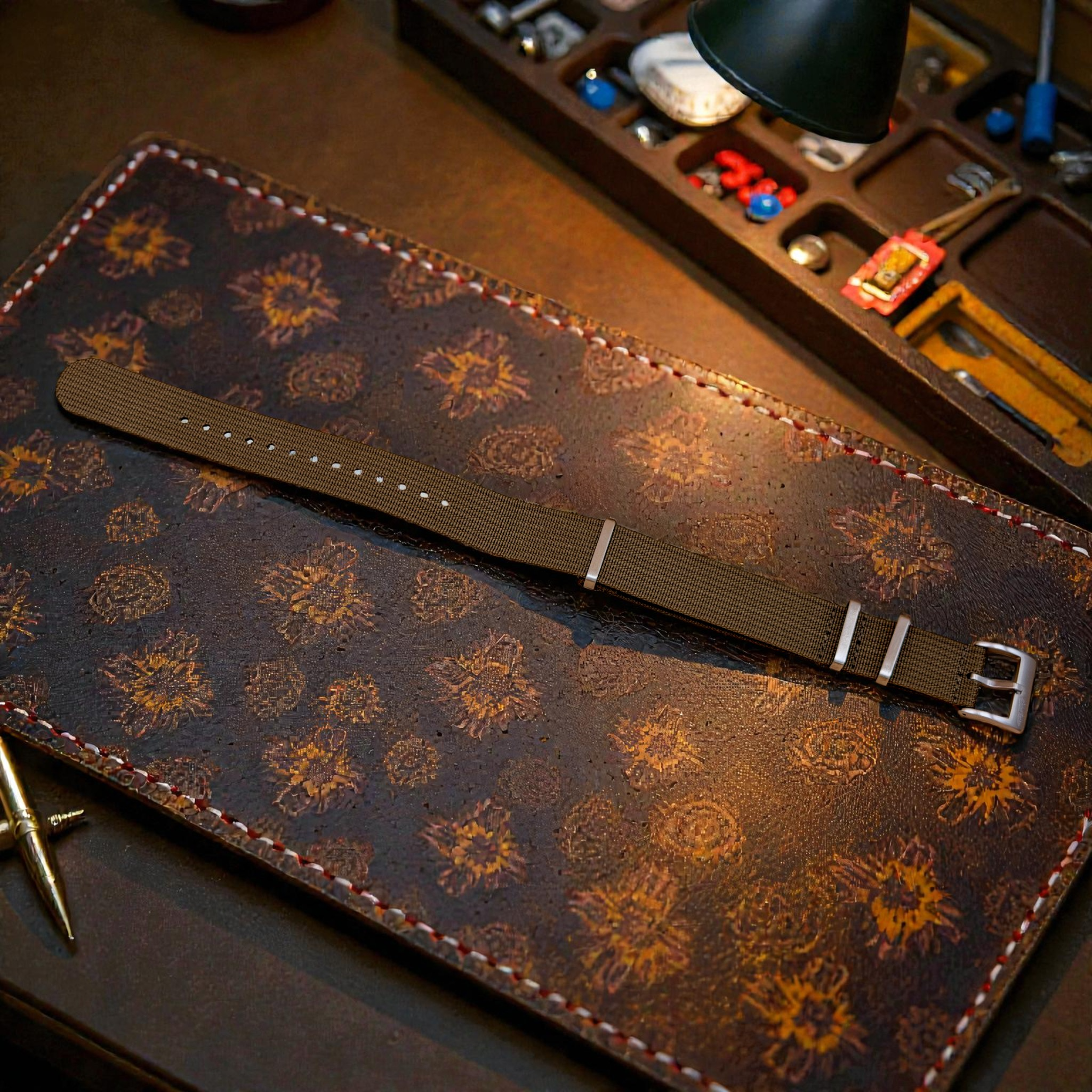 WatchGecko | Ridge Military Nylon Watch Strap