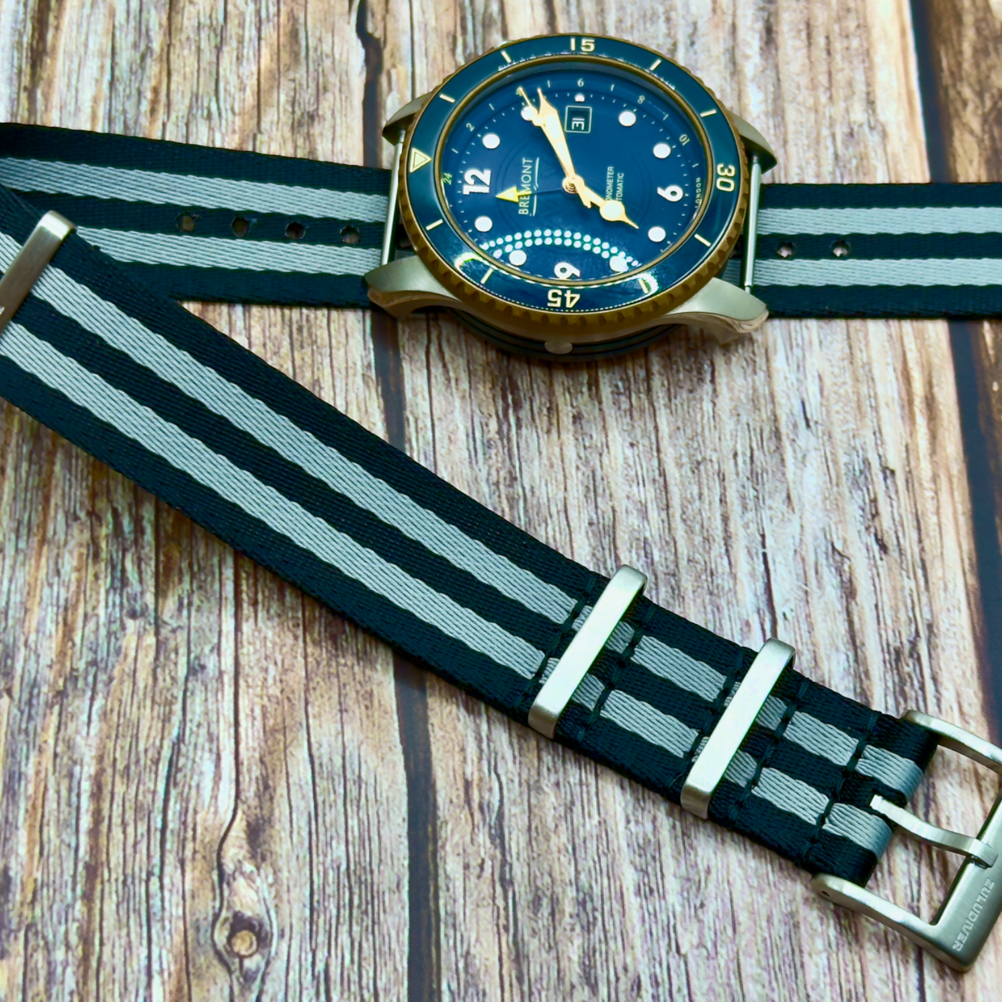 ZULUDIVER | 1973 British Military Watch Strap – Armoured Collection