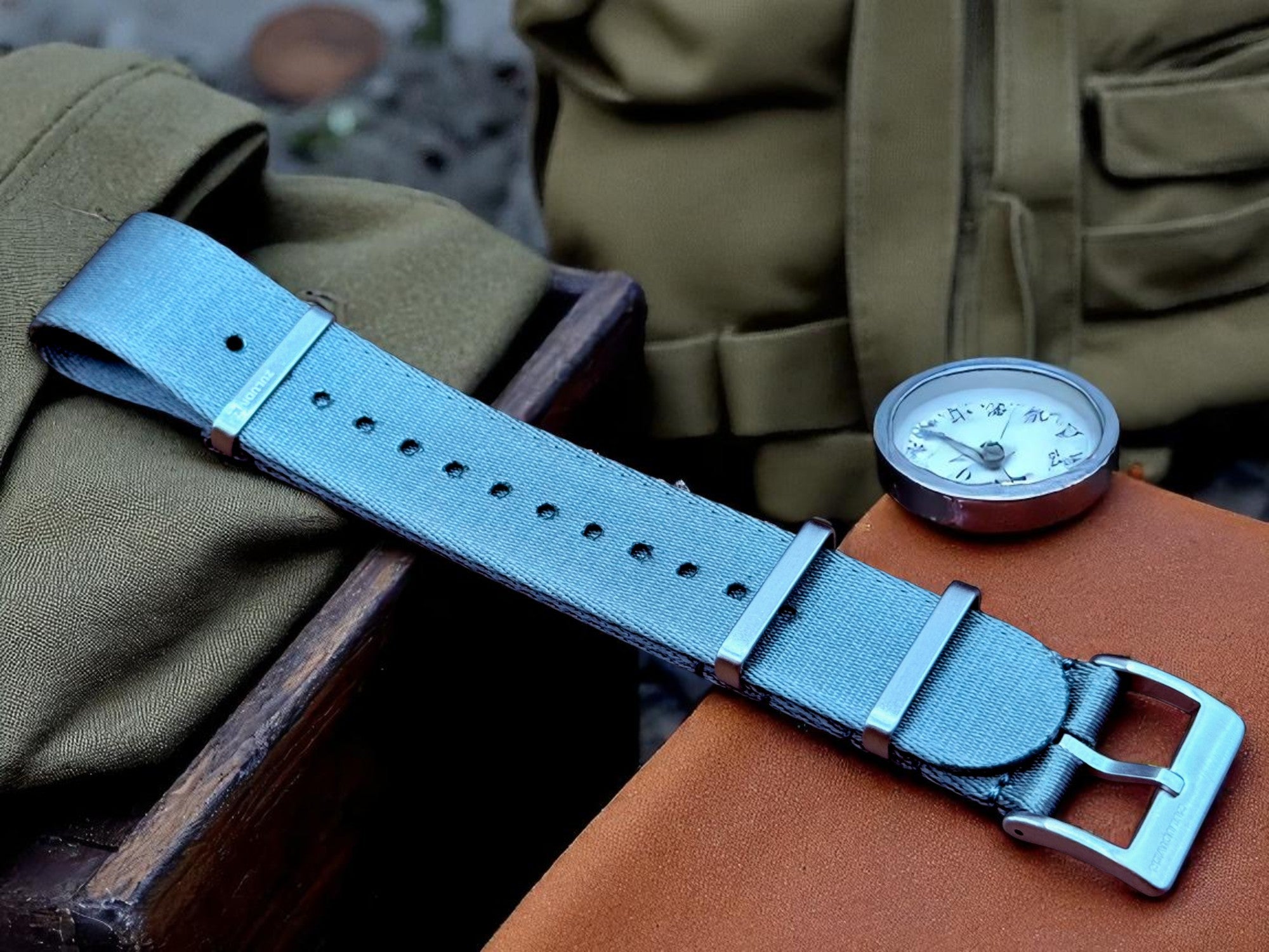 ZULUDIVER | 1973 British Military Watch Strap – Armoured Collection