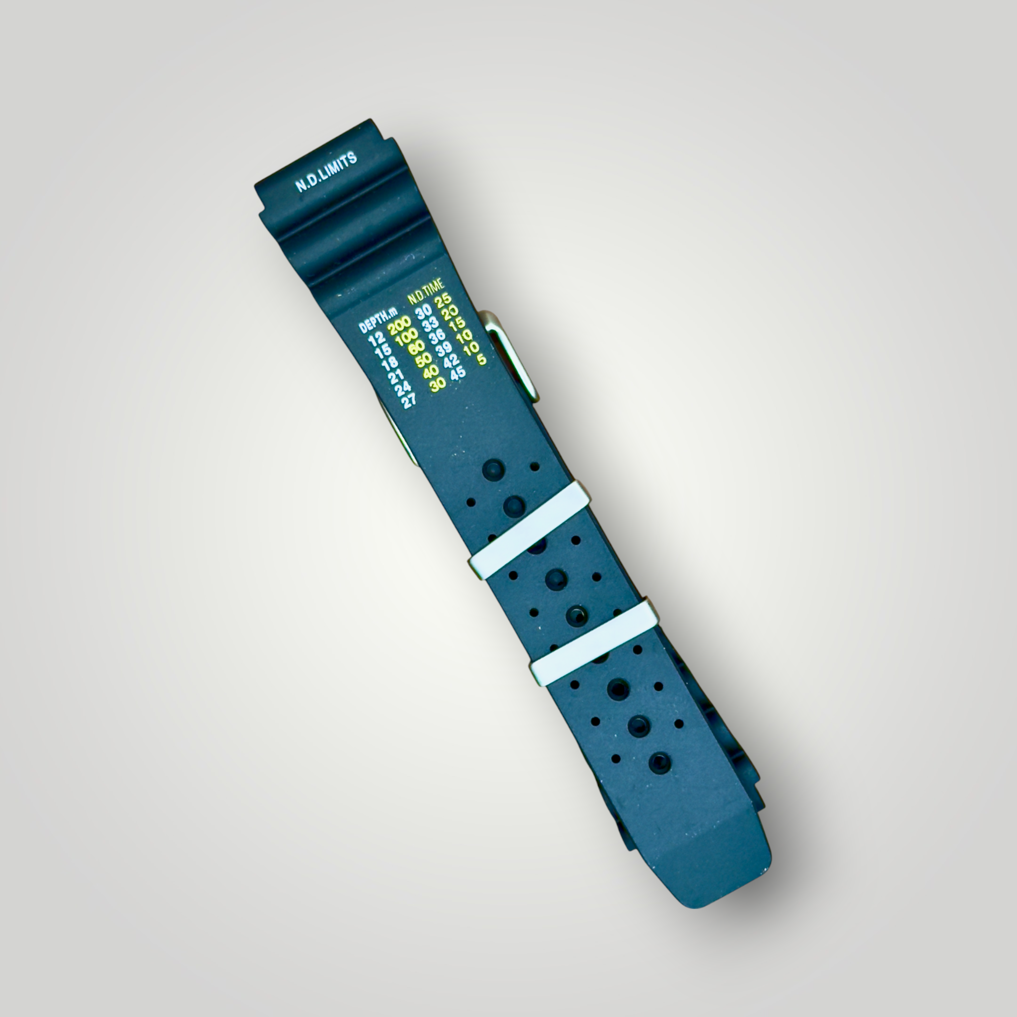 ZULUDIVER | 286 NDL Italian Rubber Dive Watch Strap - Black