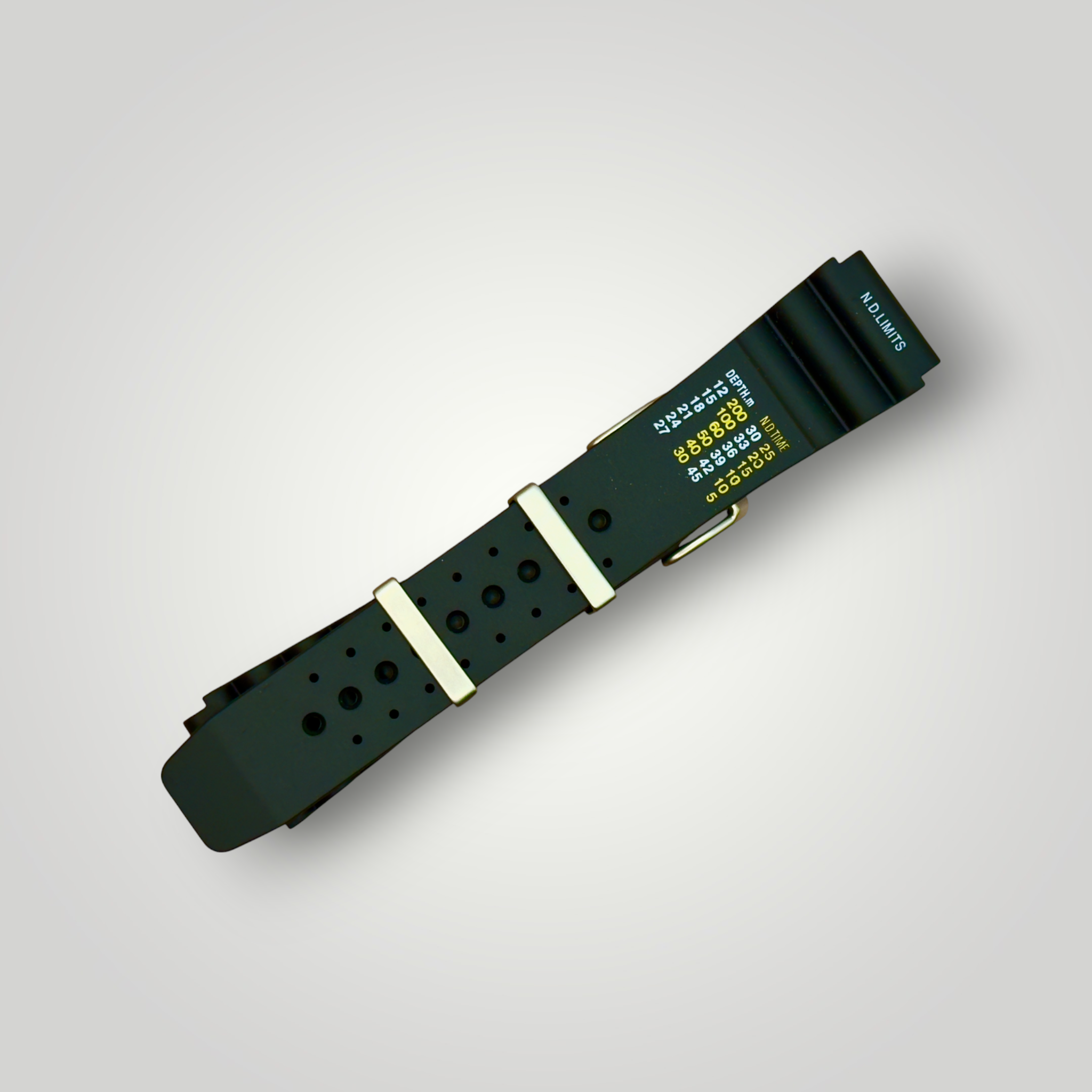 ZULUDIVER | 286 NDL Italian Rubber Dive Watch Strap - Black