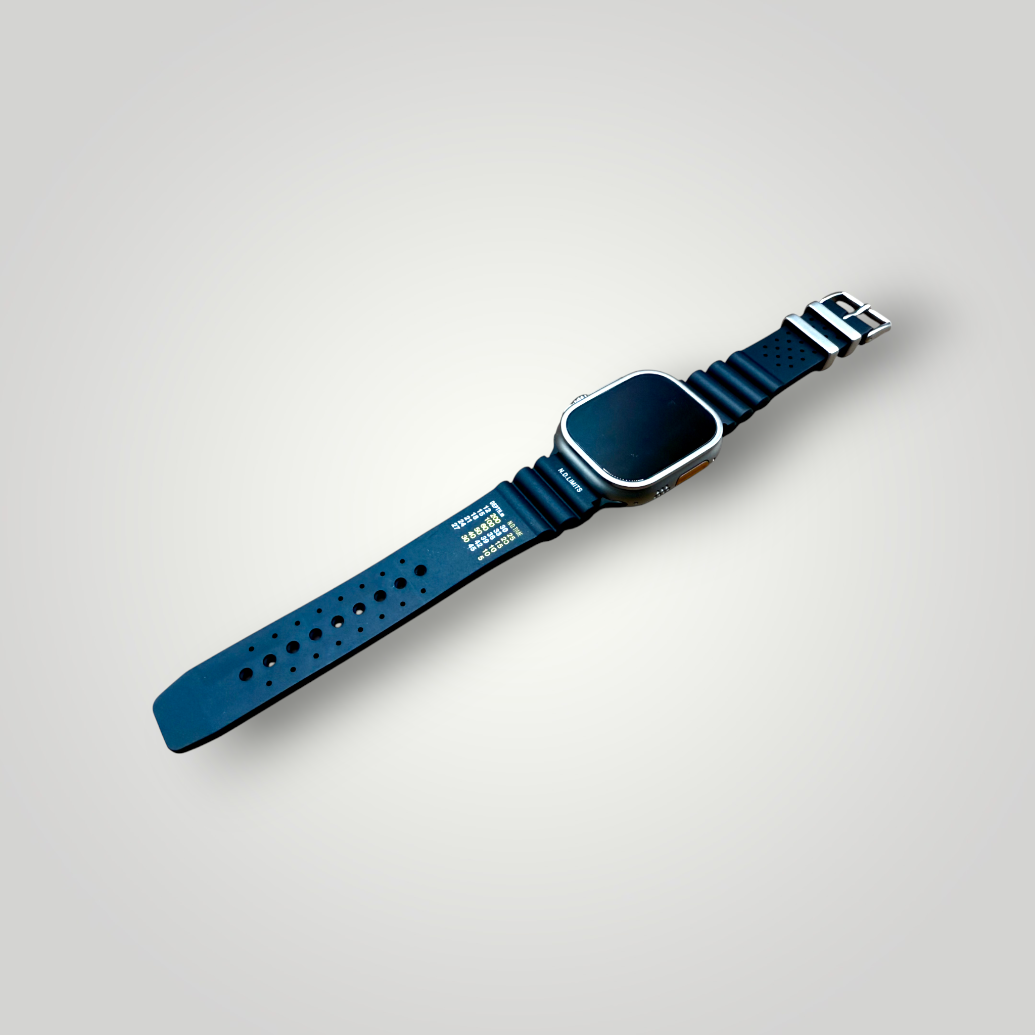 ZULUDIVER | 286 NDL Italian Rubber Dive Watch Strap - Black