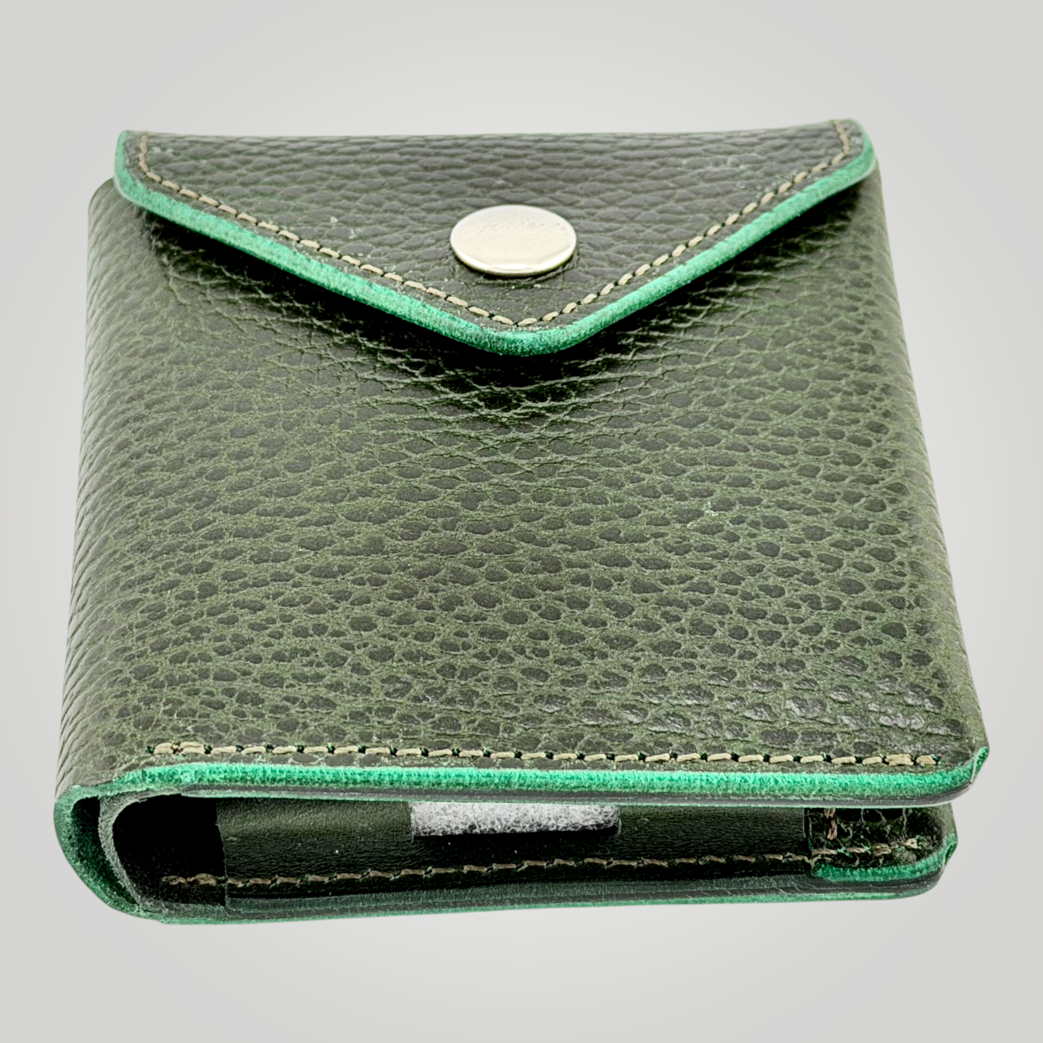 Cramp Doraro Italian Embossed Leather Garcon Slim Wallet — Effortless Access & Large Capacity — 8.5×9.5×2.0cm