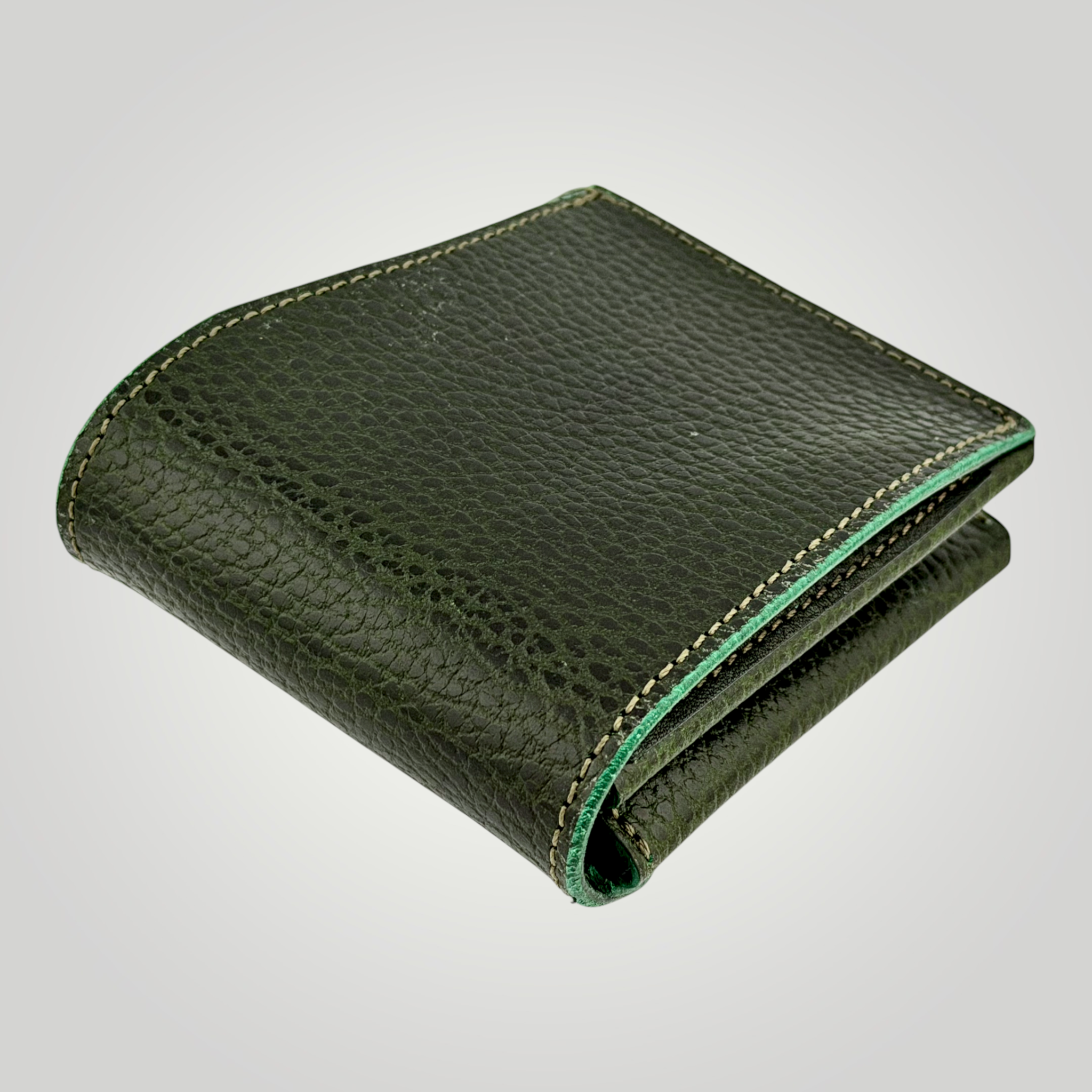 Cramp Doraro Italian Embossed Leather Garcon Slim Wallet — Effortless Access & Large Capacity — 8.5×9.5×2.0cm