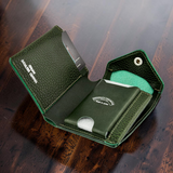 Cramp Doraro Italian Embossed Leather Garcon Slim Wallet — Effortless Access & Large Capacity — 8.5×9.5×2.0cm