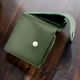 Cramp Doraro Italian Embossed Leather Garcon Slim Wallet — Effortless Access & Large Capacity — 8.5×9.5×2.0cm