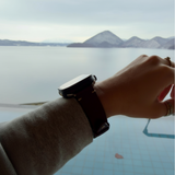 WatchGecko｜Vintage-Stitched Genuine Leather Watch Strap (Burgundy & Cognac)